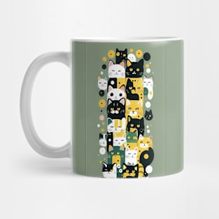 Cat's Polka Dot Parade Mug